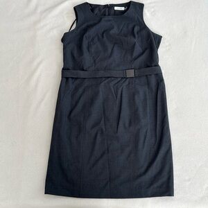 Calvin Klein Grey Sheath Dress